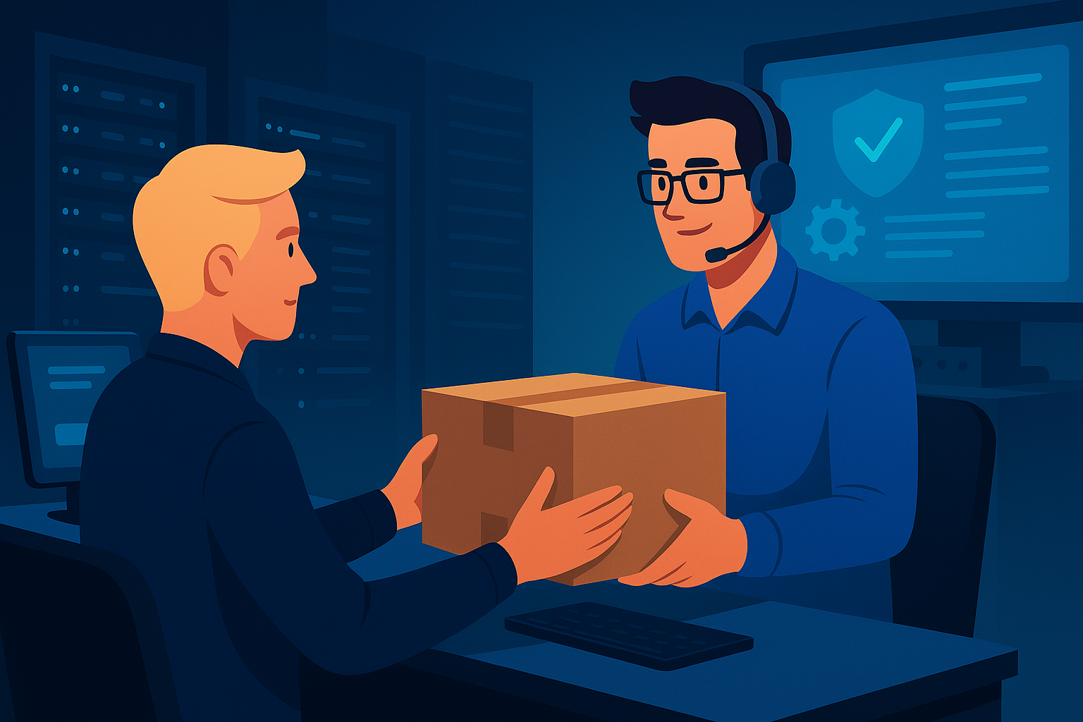 Передача и запуск